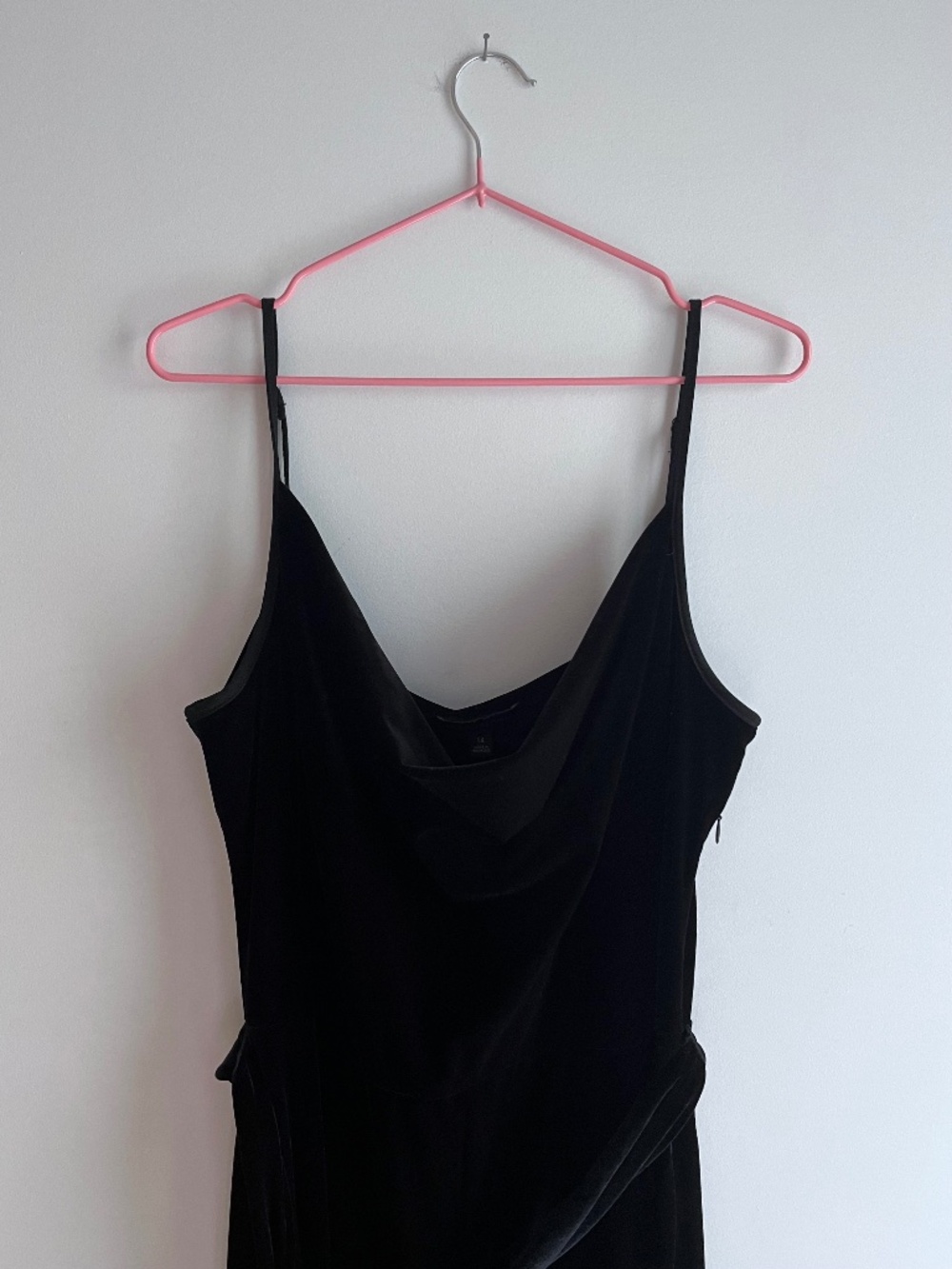 Banana Republic velvet jumpsuit with tie - Size 14